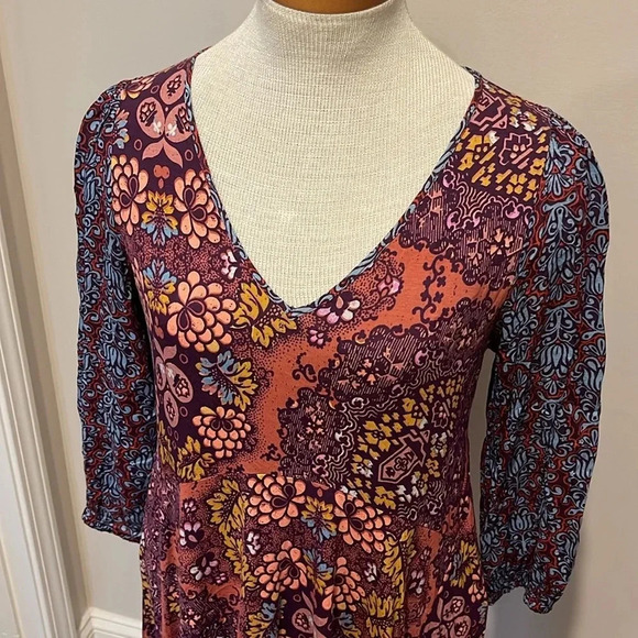 NWT!! Anthropologie Maeve - Mariela Tunic - Red/Blue - Size Small - Picture 5 of 11